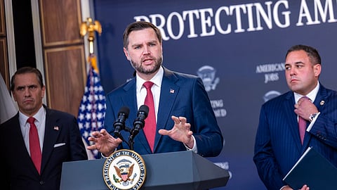 O vice-presidente dos Estados Unidos, JD Vance