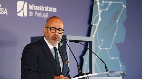O ministro das Infraestruturas e Habitação, Miguel Pinto Luz