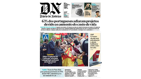 Leia aqui o DN desta quarta-feira, 14 de outubro