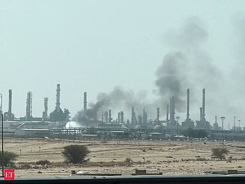 Instalações da gigante petrolífera Aramco.