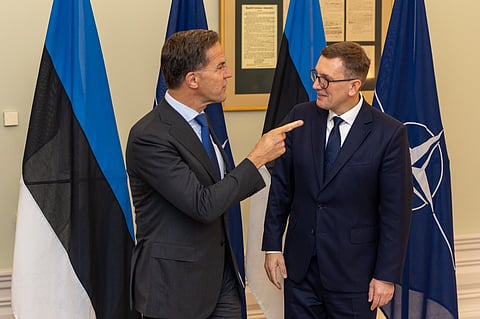 Primeiro-ministro da Estónia recebeu o secretário-geral da NATO em Talinn
