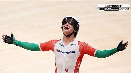 Iúri Leitão volta a ser campeão do mundo de omnium em ciclismo de pista
