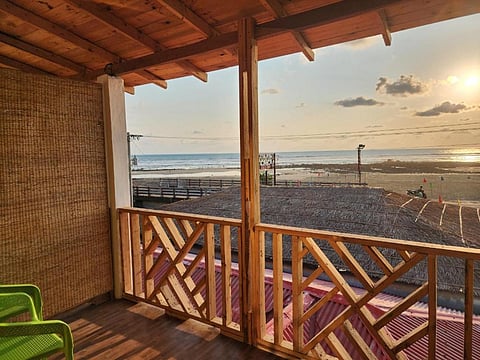 O fogo deflagrou no Tuptup Resto and Resort