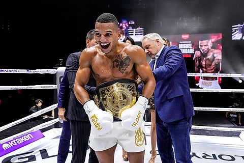 O português Miguel Trindade é Campeão Mundial dos pesos-pena.