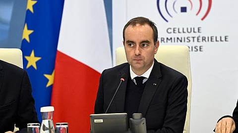 O primeiro-ministro francês, Sébastien Lecornu.