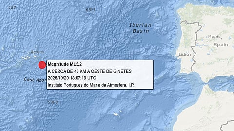 Sismo de 5.2 na escala de Richter sentido na ilha de São Miguel