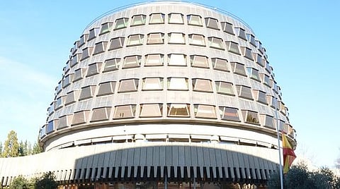 O edifício do Tribunal Constitucional de Espanha.