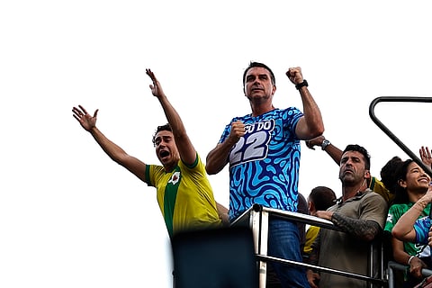 Antes de seguir para o Rio, Flavio esteve em Belo Horizonte.