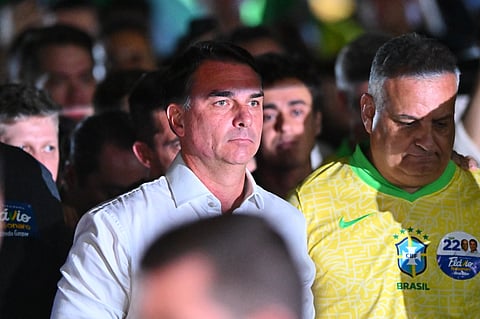 Flávio Bolsonaro, candidato do PL