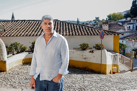 Rachid Benzine em Óbidos.
