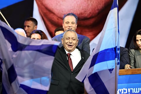 O Yashar, o partido de Gadi Eisenkot, é o segundo mais votado nas eleições de terça-feira.