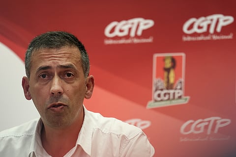 Secretário-geral da CGTP, Tiago Oliveira
