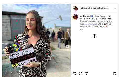 Paolla Oliveira será estrela de "Rabo de Peixe 2"