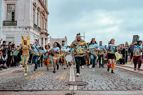 Carnaval de rua em Lisboa.