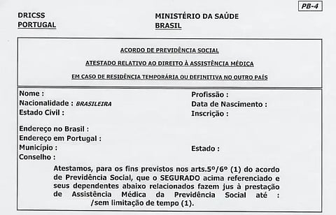CDAM: antes PB4, certificado permite atendimento na saúde pública a brasileiros em Portugal