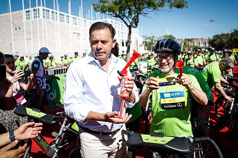 Luís Montenegro com Carlos Moedas