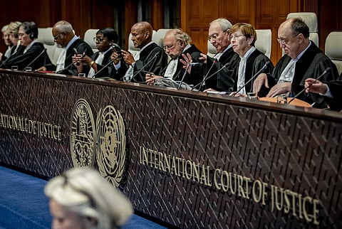 Tribunal Internacional de Justiça. EPA/REMKO DE WAAL