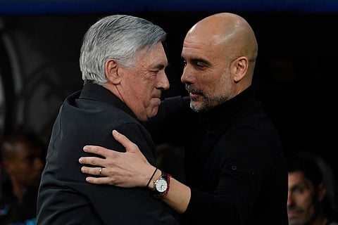 Ancelotti vs. Guardiola. O 11.º duelo entre dois colecionadores de títulos