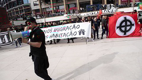 Gil 'Pantera' Costa participou na manifestação no Porto do Grupo 1143.