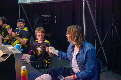 Willis Gibson, de 13 anos, joga Tetris de forma competitiva desde 2021. (David Macdonald / The New York Times)
