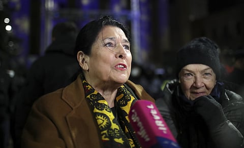 Presidente cessante da Geórgia, Salome Zurabishvili