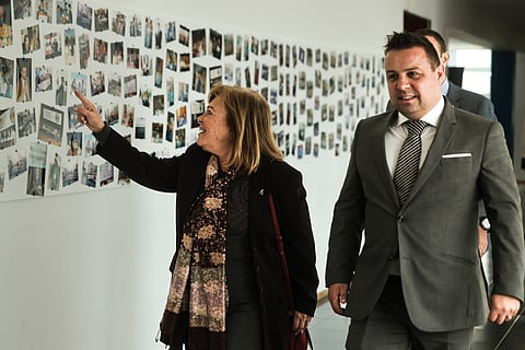A ministra Margarida Blasco no encerramento do I Congresso da Associação Sindical dos Profissionais da Polícia.