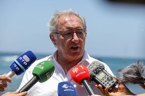 José Cesário durante uma visita a Cabo Verde, na semana passada-