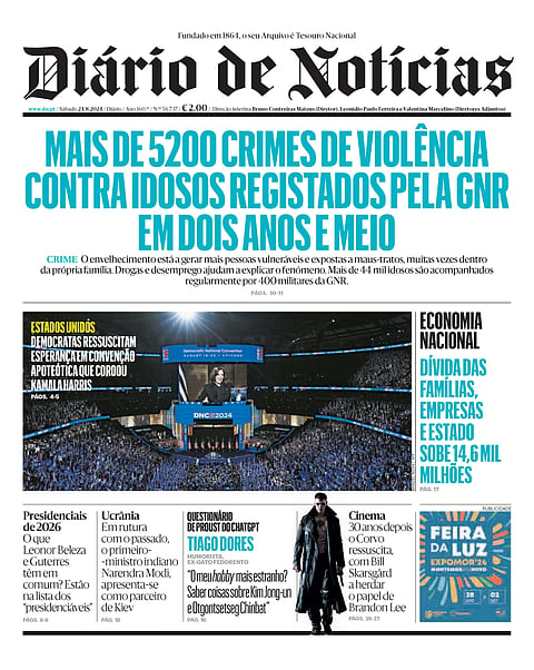 Os títulos do DN deste sábado