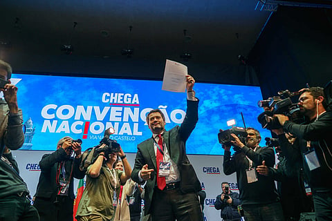 André Ventura na 6.ª Convenção do Chega.