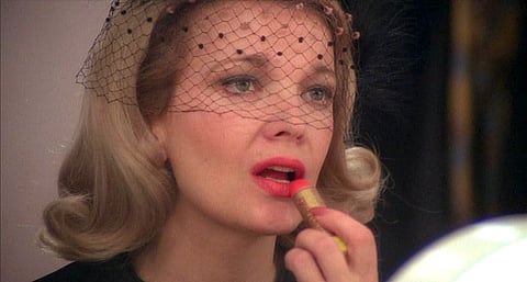 Gena Rowlands em 'Noite de Estreia': mistérios do teatro, esplendor do cinema.