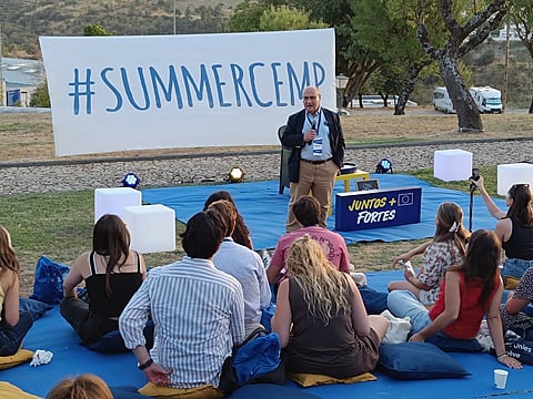 António Vitorino, presidente do Conselho Nacional para aa Migrações, na Summer CEmp em Miranda do Douro.