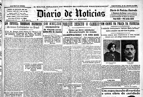 Aconteceu em 1924: Um crime na Praça da Figueira