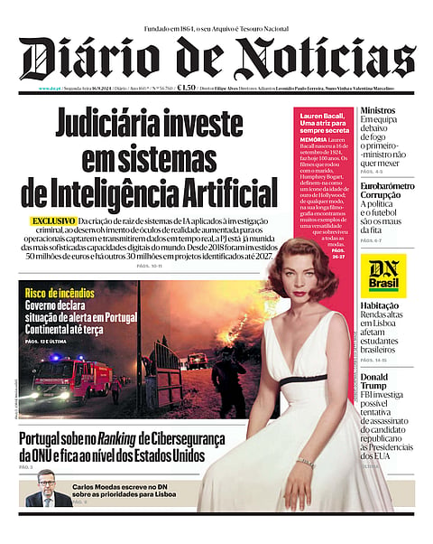 A manchete do DN: Com IA e outras tecnologias, a PJ combate o crime com as armas do futuro