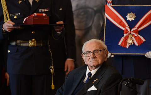 Nicholas Winton em 2014.