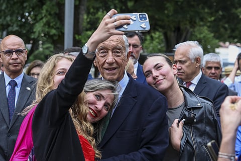 10 Junho. Marcelo lembra "tragédia" dos incêndios de 2017 e cumprimenta manifestantes pró Palestina