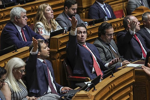 As trocas de acusações marcaram o debate parlamentar.