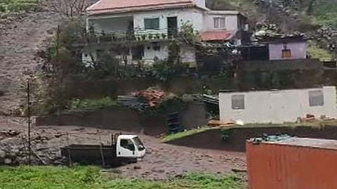 Mau tempo na Madeira provoca derrocada e inundações