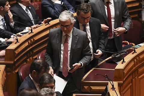 José Pedro Aguiar-Branco no Parlamento.