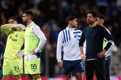 Vítor Bruno, treinador do FC Porto, assumiu que "as coisas não estão bem" e disse não fugir às responsabilidades.