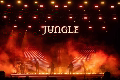 A banda inglesa Jungle atuou no segundo dia do Meo Kalorama, em Lisboa.