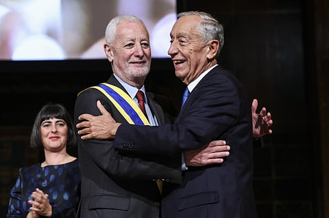 Presidente da República, Marcelo Rebelo de Sousa, condecorou o professor Sampaio da Nóvoa com a Grã-Cruz da Ordem de Camões