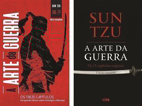 Há várias traduções em português d''A Arte da Guerra', de Sun Tzu.