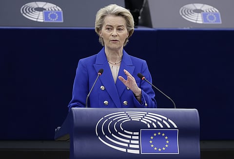 Von der Leyen propõe negociações sobre adesão da Ucrânia à UE no início de 2025