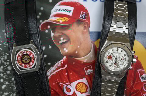 Oito relógios de Michael Schumacher leiloados por 4 milhões de euros