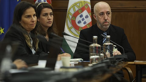 Coordenador da Comissão de Trabalhadores do INEM, Rui Gonçalves, na Assembleia da República