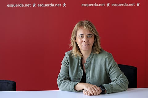 Eurodeputada Catarina Martins (Bloco de Esquerda)