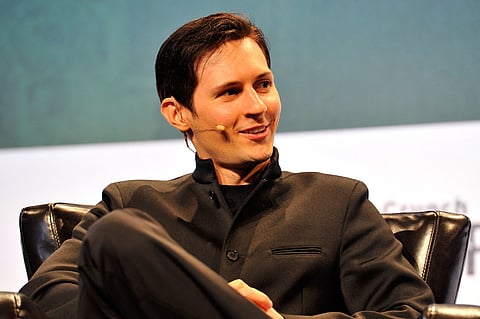 Pavel Durov numa foto de 2015, num evento na Califórnia.