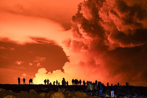 Vulcão entra em erupção pela quarta vez em três meses na Islândia