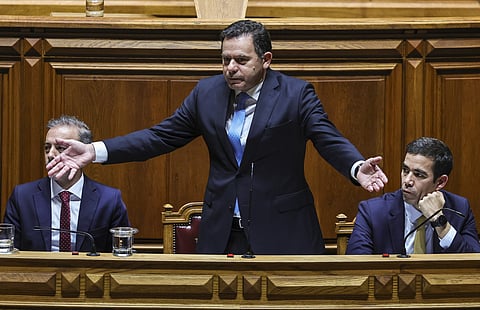 Luís Montenegro é o líder partidário melhor avaliado pelos portugueses. -- Foto: LEONARDO NEGRÃO/GLOBAL IMAGENS