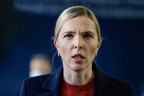 A ministra do Interior da Lituânia, Agne Bilotaite